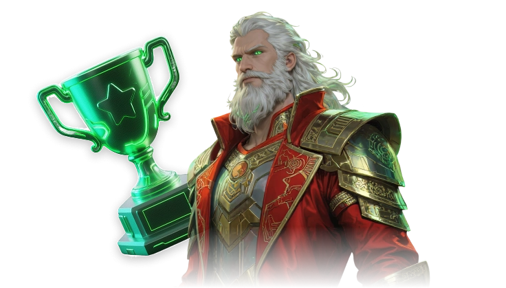 Bet4Star Winner Holding Trophy Celebrating Big Victory